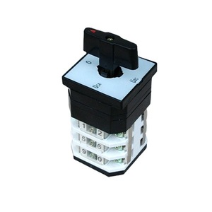 Interrupteur rotatif LW12-16 à 3 positions, 3 sections, boîtier en plastique, bornes à vis, IP33 - Product Image 1