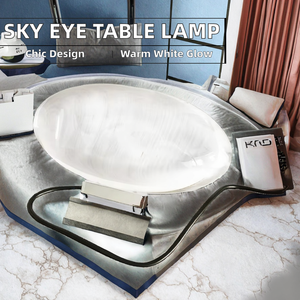 Lampe de table design italienne en cristal LED Mini <span class=keywords><strong>projecteur</strong></span> de nuit Oeil du ciel pour chevet ou salon chambre à coucher Cadeau décoratif élégant - Product Image 2