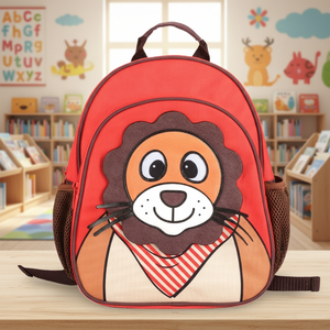 Zaino Unisex Impermeabile alla Moda con Animali 3D in Poliestere 600D, Chiusura con Cerniera - Product Image 1