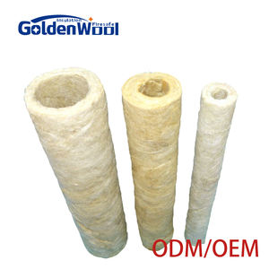 Prix plus bas OEM 100 kg/m3 30 mm/150 mm <span class=keywords><strong>Laine</strong></span> <span class=keywords><strong>de</strong></span> <span class=keywords><strong>roche</strong></span> jaune Isolation des tuyaux Classe A1 Écologique Utilisation extérieure Eau chaude Vapeur - Product Image 2