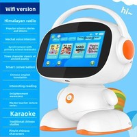 Robot d'apprentissage intelligent pour enfants Android avec IA, commande vocale, dialogue vidéo, danse, lecture AR par doigt, éducation à domicile et précoce, 32 Go