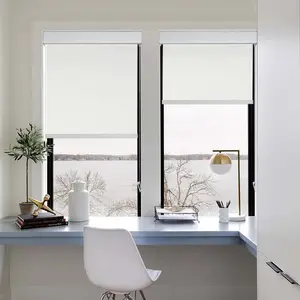 Window Blinds Cordless Roller Shades Curtains Blackout Fabric Roller Blinds Living Room Roller Shade