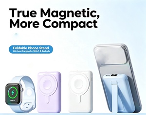 Batería Externa Magnética Inalámbrica 3 en 1 de 20W Tipo-C para Teléfono Móvil y Reloj, 10000mAh con Soporte Plegable, Gran Venta 2026 - Product Image 3