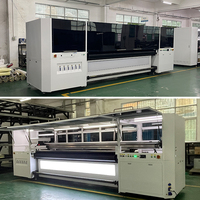 Máquinas de impresión híbridas UV asequibles Yotta H3200 para papel tapiz de gran formato, Mural, Impresión de pegatinas para automóviles