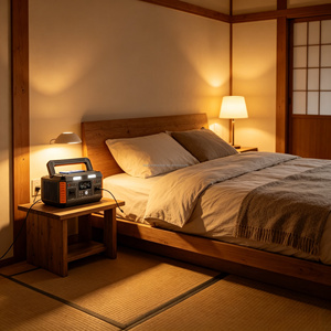 600W 520Wh Portable Power Station 110V for Outdoor <b>Camping</b> RV Travel Off Grid Living and Emergency Backup Power Supply - Product Image 1