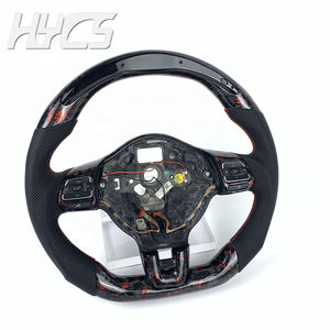 Volante de Fibra de Carbono Forjado con LED para Volkswagen <span class=keywords><strong>Golf</strong></span> 6 Mk6 GTD <span class=keywords><strong>GTI</strong></span> R Scirocco <span class=keywords><strong>Polo</strong></span> 2008-2014 - Product Image 2