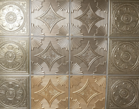 Vente en gros d'usine : Plaques de plafond en PVC gaufré 3D, Panneaux de plafond sculptés, Panneaux décoratifs pour la décoration de plafonds de bars et de KTV