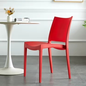 Alta calidad diseño Simple ocio Pp Silla de comedor fuerte precio bajo apilable al aire libre plástico <span class=keywords><strong>Chaira</strong></span> - Product Image 3