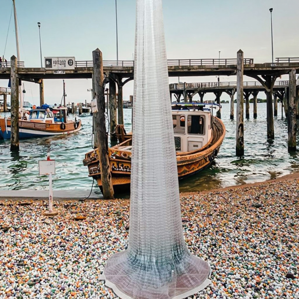 Pendentif en acier maille 900 2,75kg