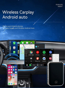 2-in-1 xe đa phương tiện streaming Box bt5.0 không dây Carplay Android Auto Adapter + Vật liệu thủy tinh USB dongle - Product Image 4