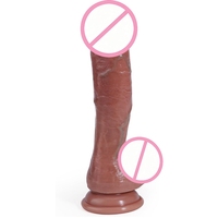 Dildo réaliste en silicone liquide manuel, doux au toucher, étanche, accessoire de plaisir intime pour femme, usage quotidien, pour retarder l'éjaculation