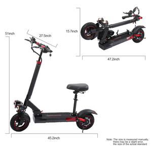 Scooter Eléctrico de 48V 15Ah en Oferta con Neumáticos para Adultos, Trotinette Electrique J01, Disponible en Almacenes de EE. UU., UE y Reino Unido - Product Image 5