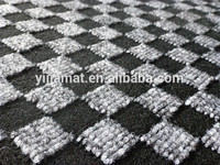 Tapis de couloir jacquard moderne en promotion avec dos antidérapant en TPR, lavable, rembourré et adapté aux animaux domestiques