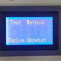GESTER Electronic Yarn Twisting Instrument High Accuracy Twist Tester ASTM-D-1422 Standard 0.5% Precision IP56 Protection 1 Year