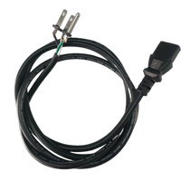 Câble d'alimentation CA US à 2 broches NEMA 1-15P vers IEC 320 C17 femelle pour adaptateur secteur / imprimante
