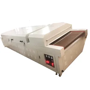 Máquina de secado con calor ir para ropa, secador con flash ir para impresión de pantalla, transportador de túnel de aire caliente
