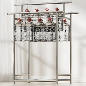 Giá phơi quần áo di động chắc chắn có bánh xe, chất liệu thép không gỉ, có thể thu gọn, dùng được trong nhà/ngoài trời - Product Image 2