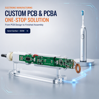 Carte de contrôle pour brosse à dents électrique PCBA, marque MicoTech, matériel et micrologiciel personnalisables, composant de fabricant unique de Shenzhen