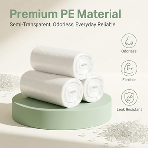 Sacs poubelles industriels noirs robustes de grande taille (55 gallons) en gros, sacs poubelles en plastique personnalisés - Product Image 3