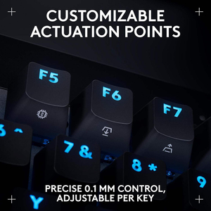 Logitech Pro x tkl คีย์บอร์ดสำหรับเล่นเกมแบบมีสายสวิตช์แม่เหล็กแบบแอนะล็อกทริกเกอร์แบบเร็ว35G 0 1ถึง4 0มม. การกระตุ้น87คีย์ tkl <span class=keywords><strong>RGB</strong></span> - Product Image 6