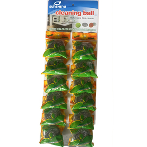 12Pcs Treo Gói Biểu Tượng Tùy Chỉnh 10G 12G 15G Thép Không Gỉ lau chùi Rửa Món Ăn Chà Sàn 410 430 SS lau chùi - Product Image 6