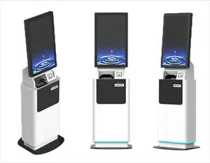 मल्टी-फंक्शन टच स्क्रीन सेल्फ सर्विस कियोस्क स्वचालित टिकट वेंडिंग मशीन समर्थन नकद सिक्का क्रेडिट कार्ड ई वॉलेट qr