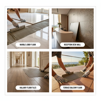 Adhesivo de Poliurea para Lechada, Certificado ISO CE C2TE S1, Fuerte Adhesión Estructural, para Baños, Autonivelante, para Azulejos