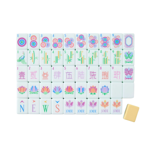 160 Fichas de Mahjong de Melamina Estilo Americano, de Lujo, Modernas y Lindas, de 4 Capas, para Juego y Entretenimiento, Regalo - Product Image 2