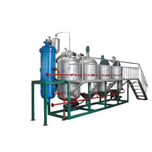 Best decolorization deodorization soyabean oil refinery plant