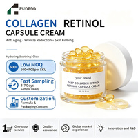 Crème Visage Anti-Âge au Collagène et Rétinol en Capsules Marque Blanche – Hydratant Raffermissant et Réparateur Anti-Rides pour Soin Quotidien de la Peau