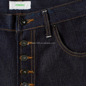 OEM Custom High Waist Oversized Wide Leg Jeans Pants for Men High Quality Salvage Raw Selvedge Bootcut <b>Denim</b> Pants Baggy Jeans - Product Image 2