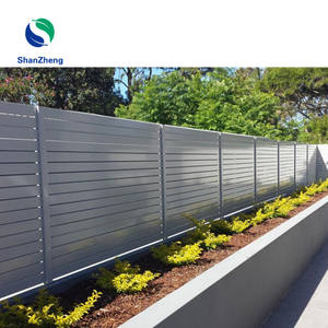 Aluminum Horizontal Slat Fencing for Garden Yard Balcony <strong>Modern</strong> <strong>Fence</strong> Home <strong>Ideas</strong> - Product Image 4