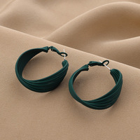 Boucles d'oreilles vertes aiguille en argent exagéré luxe haut sens boucles d'oreilles mode tout tempérament goujons personnalité earri