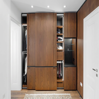 Armoire sur mesure moderne, dressing avec portes coulissantes