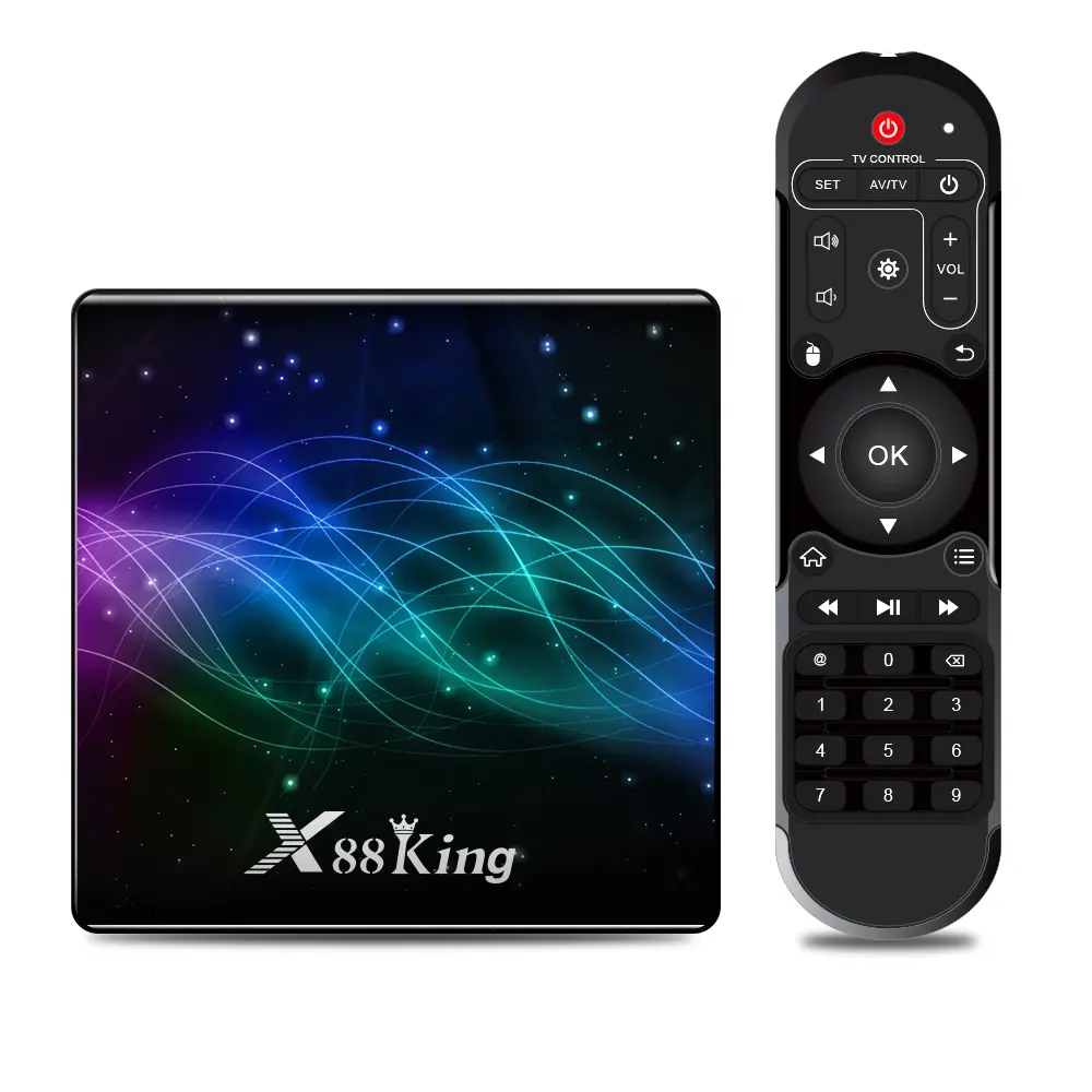 X88 King S922X Android 128, Set Pintar Kotak Tv DDR4 BT 9.0, Ram 4GB ROM 5.0 GB