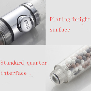 3-mode Portable Ionic <strong>Shower</strong> Head Mineral Stones PC Plastic Water-saving Rain <strong>Hand</strong> Held <strong>Shower</strong> <strong>Hand</strong> - Product Image 4