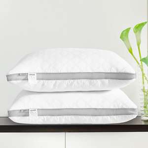 Almohadas de Cama de <span class=keywords><strong>Fibra</strong></span> de Felpa Premium de Alta Calidad para Dormir de Lado y Boca Arriba - Product Image 2