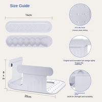 Organisateur de draps en plastique robuste Zlumber Lock, support de draps d'angle ouvert pour la collection de literie de chambre à coucher, salon