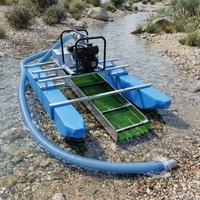 Équipement d'extraction aurifère alluvial à petite échelle / Machines d'extraction aurifère / Drague de dragage à aspiration d'or