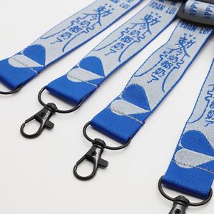 Adjustable Woven Shoulder Strap Phone Holder <b>Lanyards</b> Custom Logo Jacquard Crossbody Bag Strap - Product Image 2