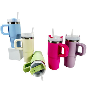 Childrens Tumbler 420ml Double Wall Vacuum Insulated With Straw Travel Cup - Product Image 2