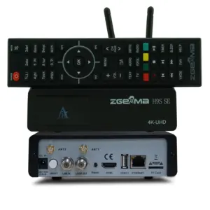 ZGEMMA-جهاز استقبال تلفاز الأقمار الصناعية, H9S SE 4K UHD DVB S2X استقبال لينكس وأندرويد iptv