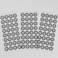 Puntos Reflectantes para Escaneo 3D, Adhesivo de Baja Adherencia Removible, Sin Residuos, 3 Internos, 6 Externos, 6 Internos, 10mm Externos