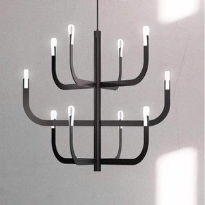 Lustre LED moderne minimaliste pour la maison, restaurant, café, bar, design à tête unique - Product Image 1