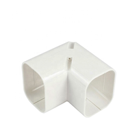 Bon prix goulotte en PVC câble en plastique conduit de climatiseur goulotte en PVC de haute qualité avec autocollant
