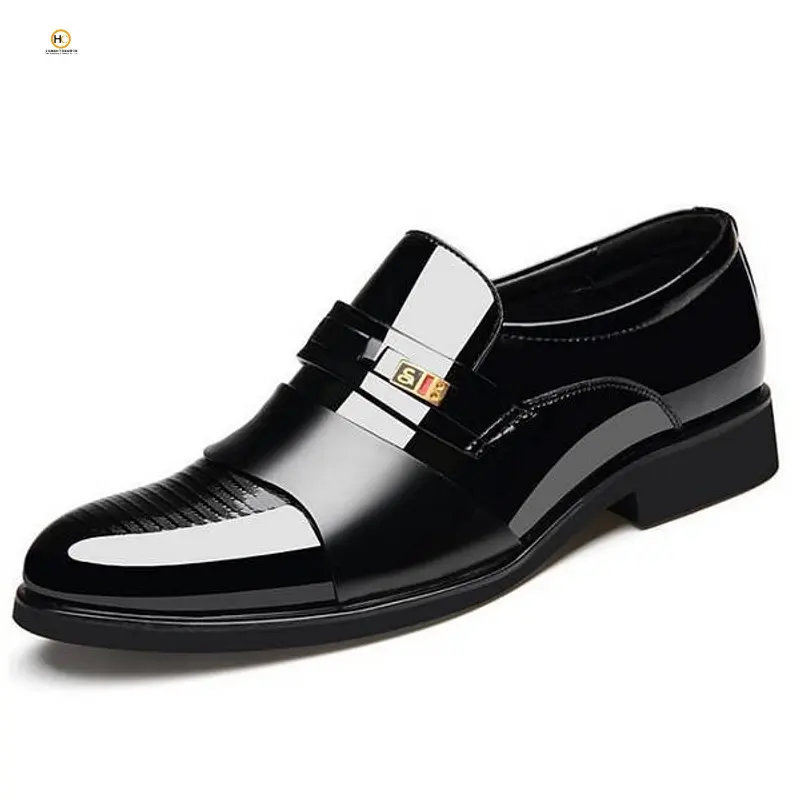 Size 37-48 British Men's Business Suit Leather Shoes Fashion Classic Single Wedding Meeting Leather Shoes