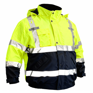 Winter Waterproof <strong>Worker</strong> Security Clothing Coat Men Hi Vis Custom Construction Workwear Reflective Safety Work <strong>Jacket</strong> - Product Image 3