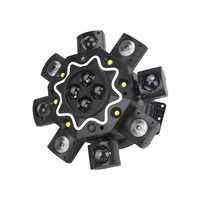 Lumière laser rotative MOKE 8-Arm King Kong 200W Bee Eye pour effets de scène en intérieur, idéale pour les lieux de divertissement