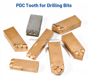 أسنان PDC دقيقة من دريلسولتك مدمجة في لقم الحفر ذات القاطع الثابت لمعدات حفر المناجم، بناء مطروق - Product Image 6