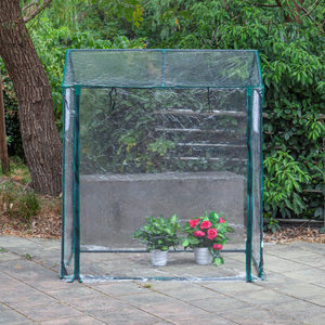 Succulent <b>Greenhouse</b> Rainproof Frost-Proof 150cm Steel Frame for Flowers Potted Plants <b>Tomato</b> Warming House Home Use - Product Image 4